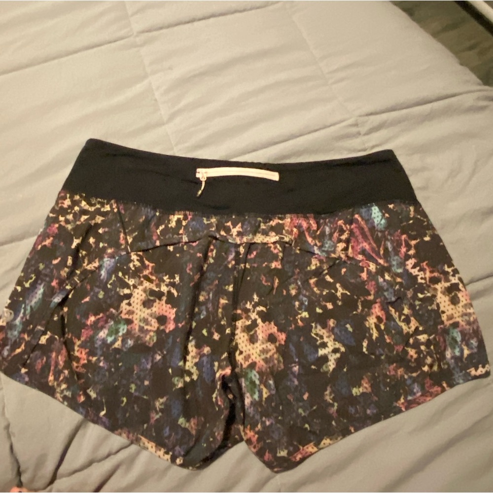Lululemon Run Times Short - Multi-Color - Size 10 - image 2